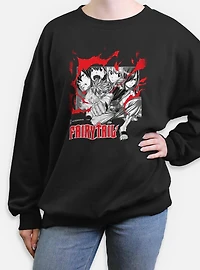 Fairy Tail Blaze Womens Oversized Sweatshirt