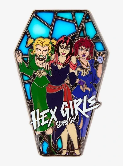 Scooby-Doo! Hex Girls Stained Glass Enamel Pin — BoxLunch Exclusive