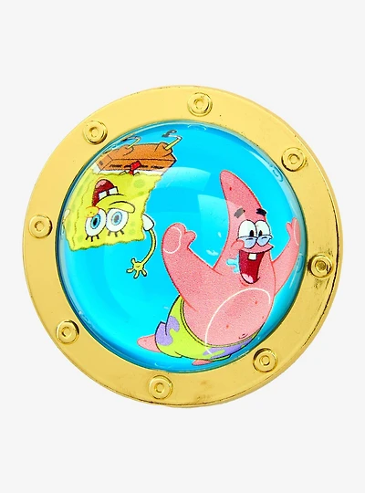 SpongeBob SquarePants Patrick & SpongeBob Porthole Dome Enamel Pin