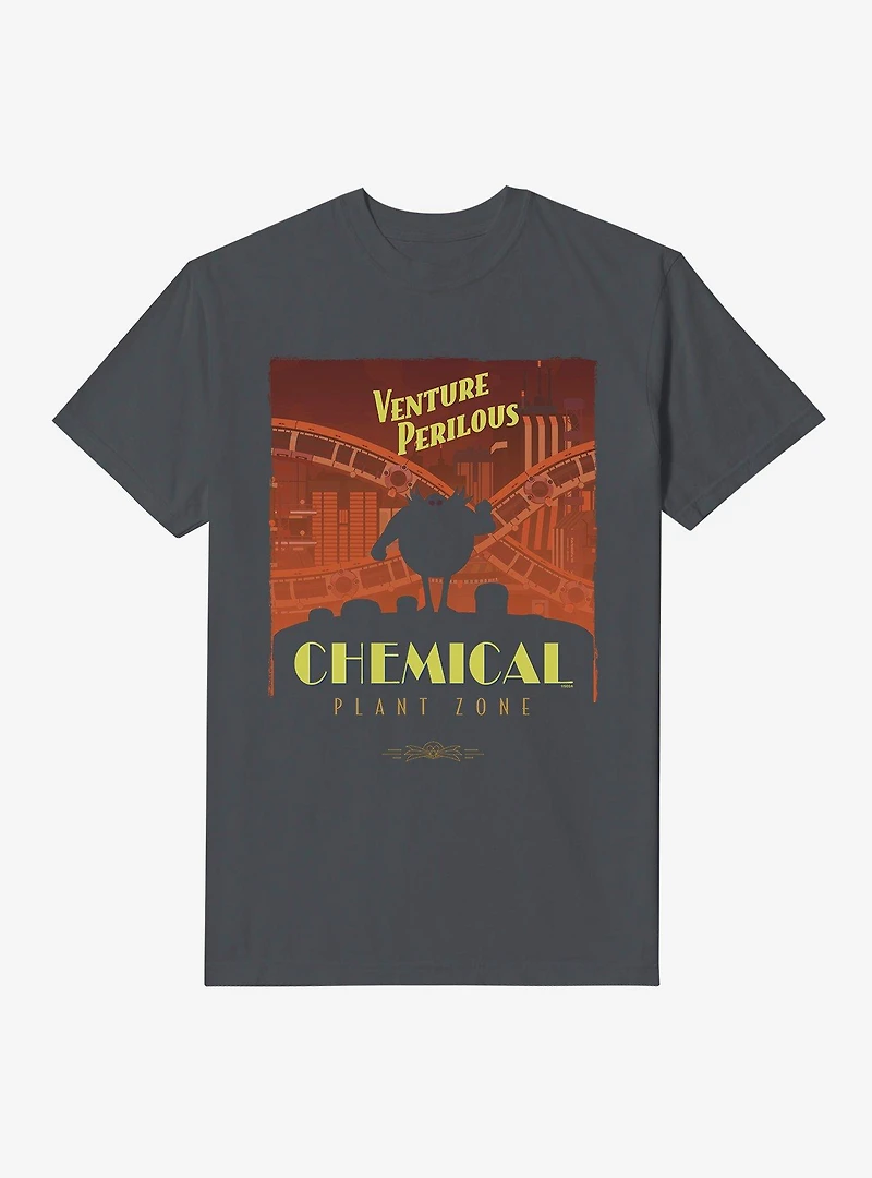 Sonic The Hedgehog Chemical Plant Zone Garment-Dyed T-Shirt