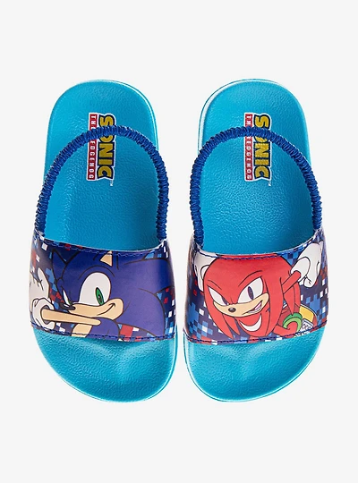 Sonic The Hedgehog Toddler & Boys Dual Sizes Slides