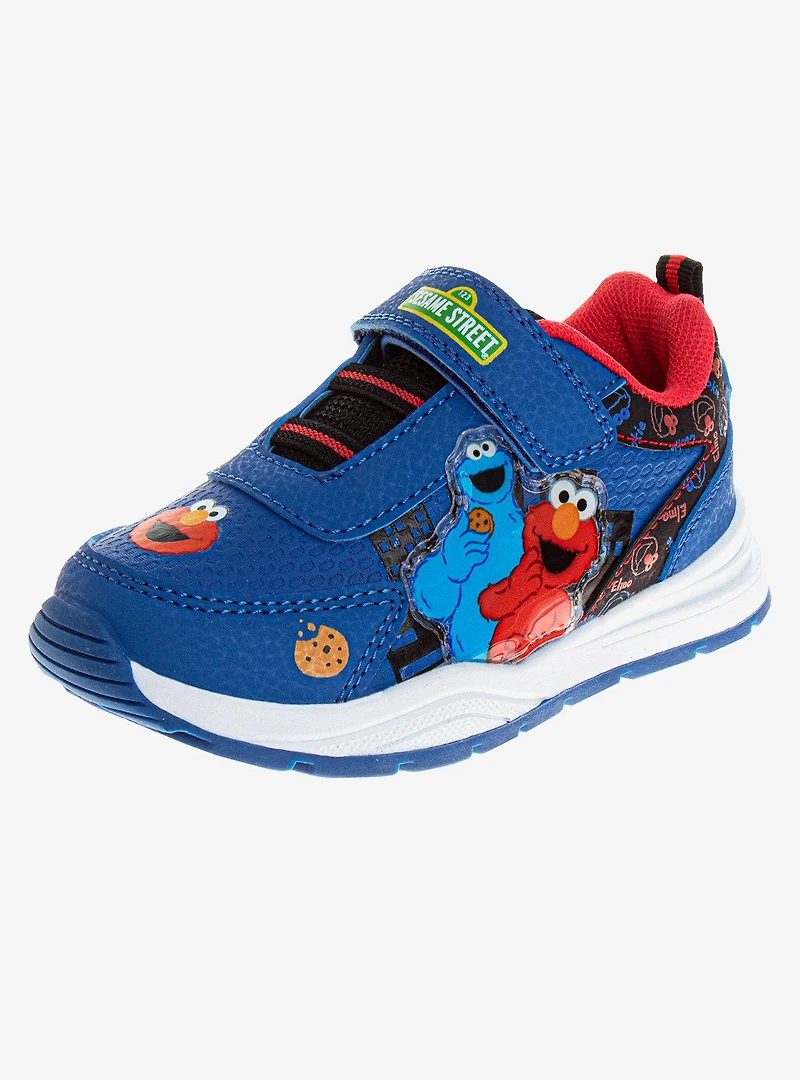 Sesame Street Kids Cookie and Elmo Hook Loop Sneaker