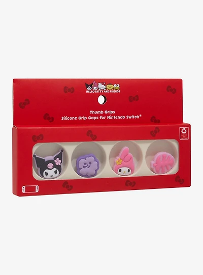 Sonix Sanrio Kuromi & My Melody Floral Nintendo Switch Thumb Grip Covers