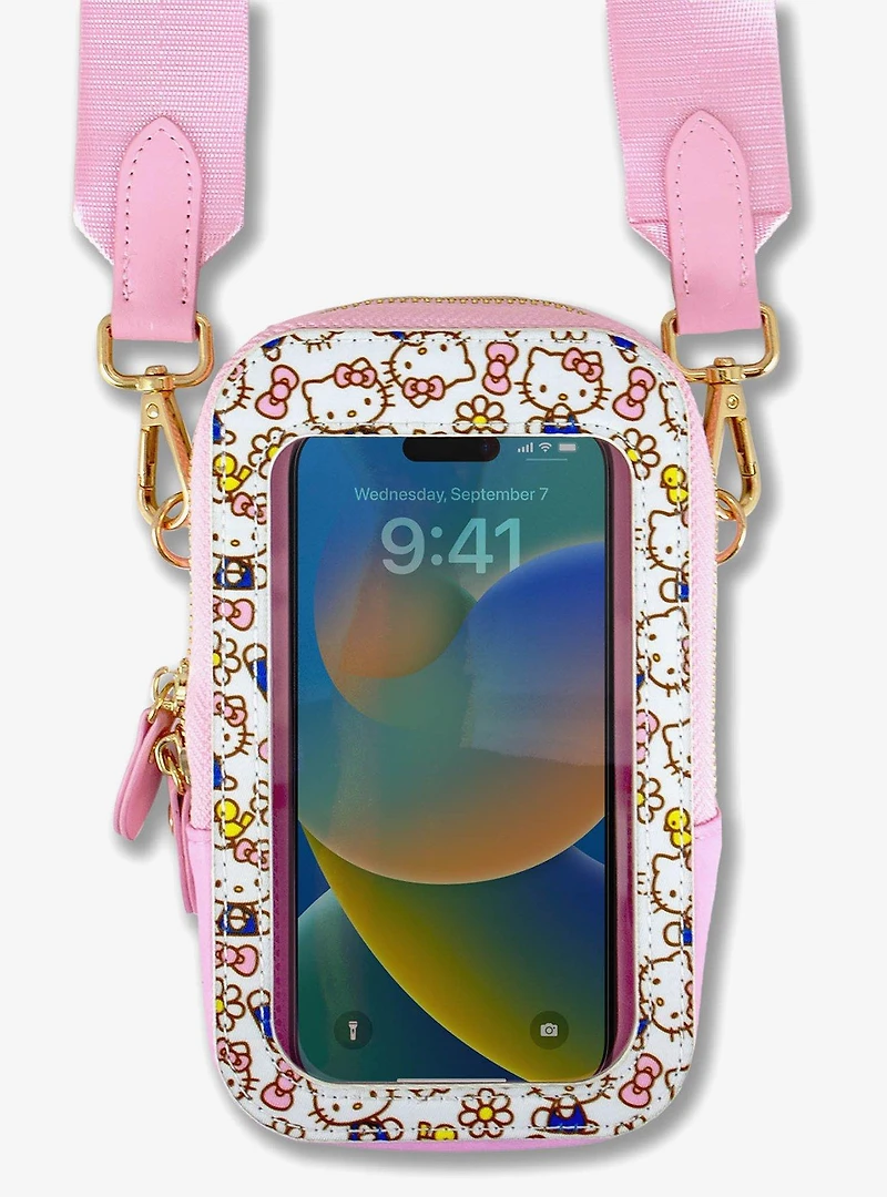 Sonix Sanrio Hello Kitty Floral Allover Print Crossbody Phone Pouch