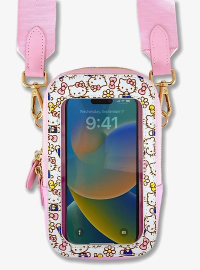 Sonix Sanrio Hello Kitty Floral Allover Print Crossbody Phone Pouch