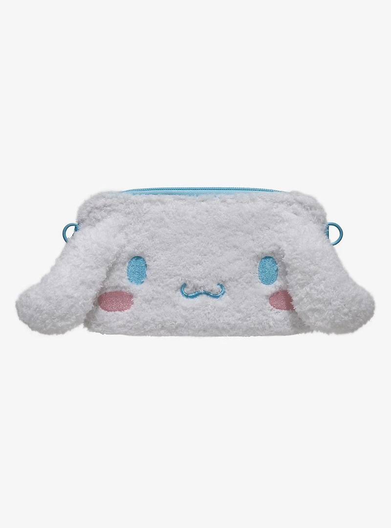 Sonix Sanrio Cinnamoroll Plush Wallet & Phone Holder Crossbody Bag