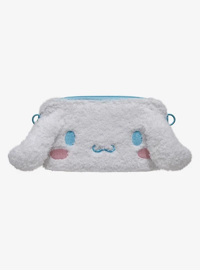 Sonix Sanrio Cinnamoroll Plush Wallet & Phone Holder Crossbody Bag
