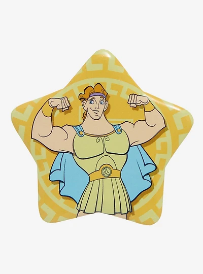 Disney Hercules Portrait Star Button Pin