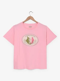 Wicked Elphaba & Glinda Embroidered Women's Plus T-Shirt - BoxLunch Exclusive