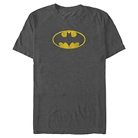 DC Comics Batman Yellow Logo Big & Tall T-Shirt