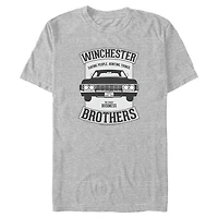 Supernatural Winchester Car Crest Big & Tall T-Shirt