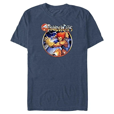 ThunderCats Lion Vintage Circle Big & Tall T-Shirt