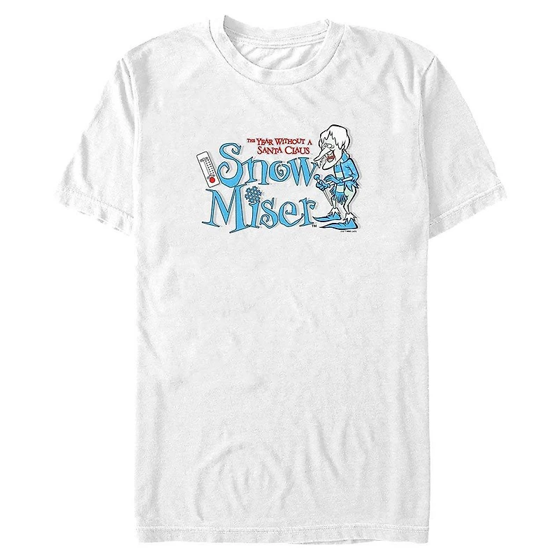The Year Without a Santa Claus Snow Badge Big & Tall T-Shirt