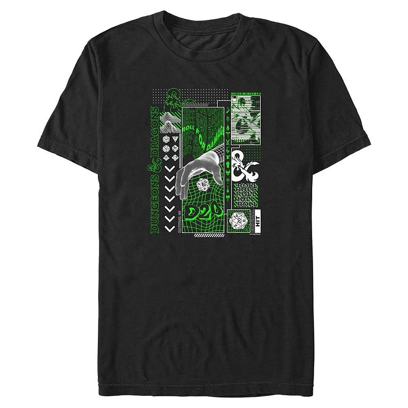 Dungeons & Dragons Trippy Tech Big Tall T-Shirt