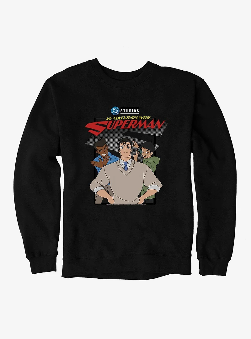 DC My Adventures With Superman Jimmy Olsen & Lois Lane Sweatshirt