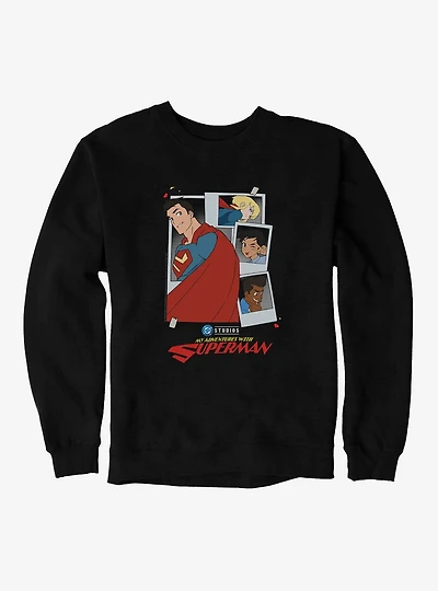 DC My Adventures With Superman Polaroids Sweatshirt