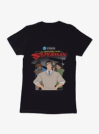 DC My Adventures With Superman Jimmy Olsen & Lois Lane Womens T-Shirt