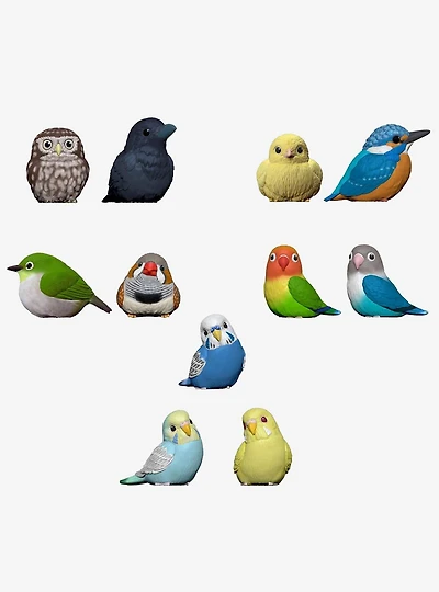 Bandai Namco Shokugan Tenori Friends Birds Blind Box Figure