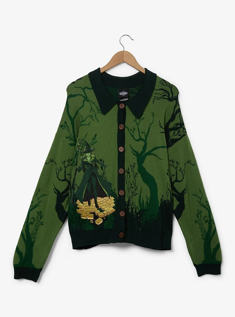 Wicked Elphaba Scenic Women's Plus Cardigan — BoxLunch Exclusive