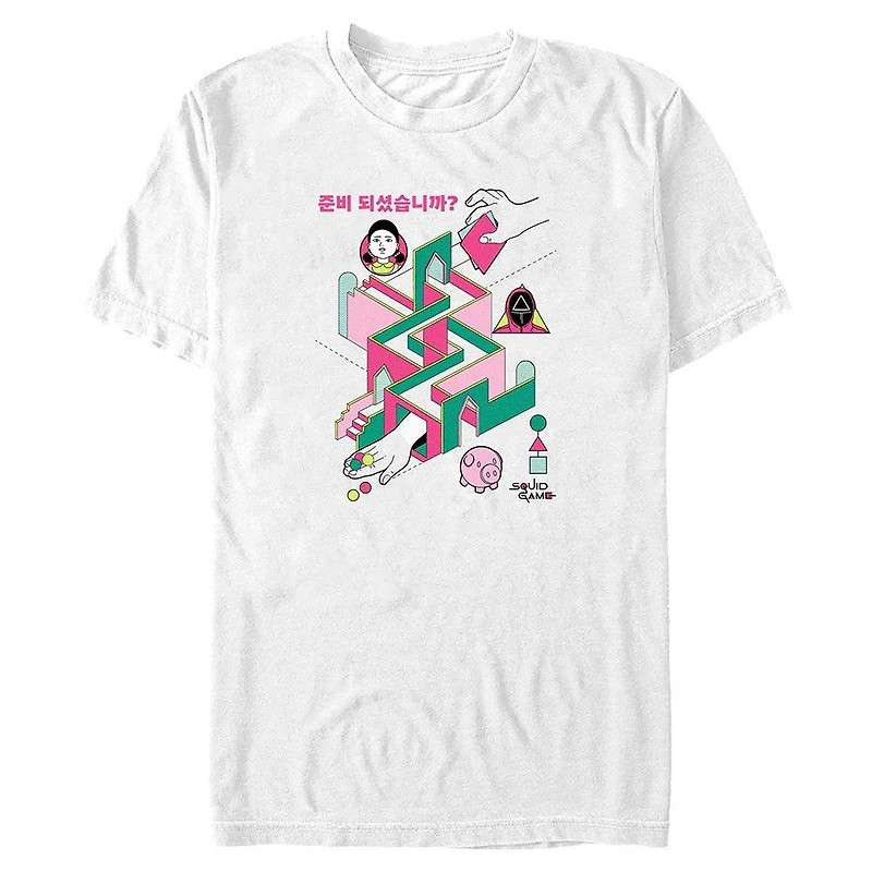 Squid Game Labyrinth Big & Tall T-Shirt