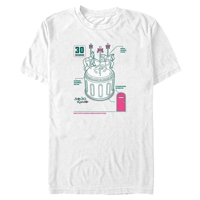 Squid Game Round And Carousel Big & Tall T-Shirt