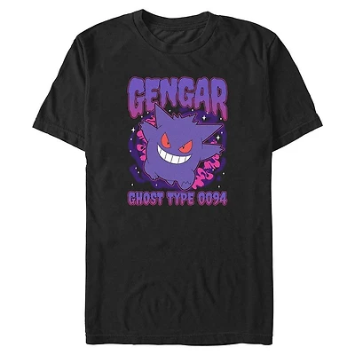 Pokemon Gengar Shadow Big & Tall T-Shirt