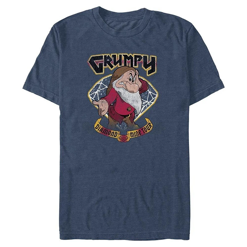 Disney Snow White and the Seven Dwarfs Grumpster Tour Big & Tall T-Shirt