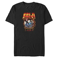 Rooster Fighter Metal Keiji Big & Tall T-Shirt