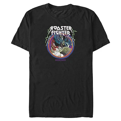 Rooster Fighter Metal Big & Tall T-Shirt