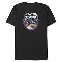 Rooster Fighter Metal Big & Tall T-Shirt
