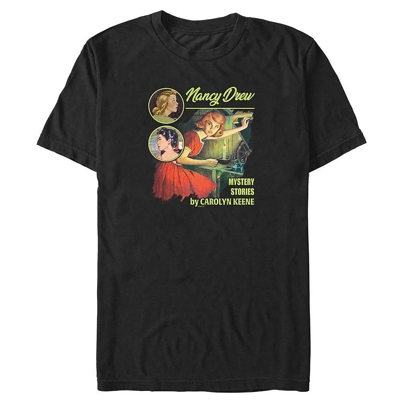 Nancy Drew Mystery Pulp Comic Big & Tall T-Shirt
