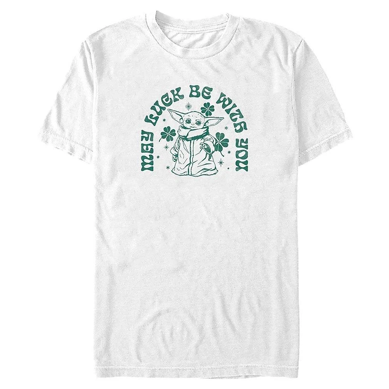 Star Wars The Mandalorian Grogu Luck Big & Tall T-Shirt
