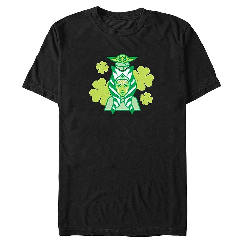 Star Wars The Mandalorian Ahsoka Yoda Big & Tall T-Shirt
