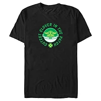 Star Wars The Mandalorian Clover Patch Big & Tall T-Shirt