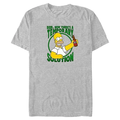 The Simpsons Temporary Solution Big & Tall T-Shirt