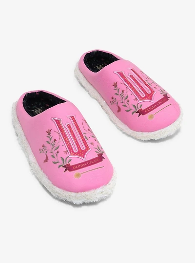 Wicked Glinda Floral Women's Slippers - BoxLunch Exclusive