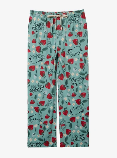 Disney Winnie the Pooh & Friends Strawberry Allover Print Sleep Pants - BoxLunch Exclusive