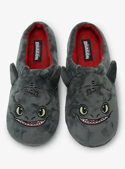 DreamWorks How to Train Your Dragon Toothless Figural Slippers — BoxLunch Exclusive