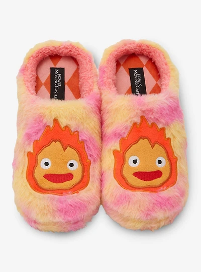 Studio Ghibli® Calcifer Faux Fur Men's Slippers - BoxLunch Exclusive