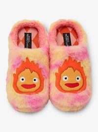 Studio Ghibli® Calcifer Faux Fur Men's Slippers - BoxLunch Exclusive