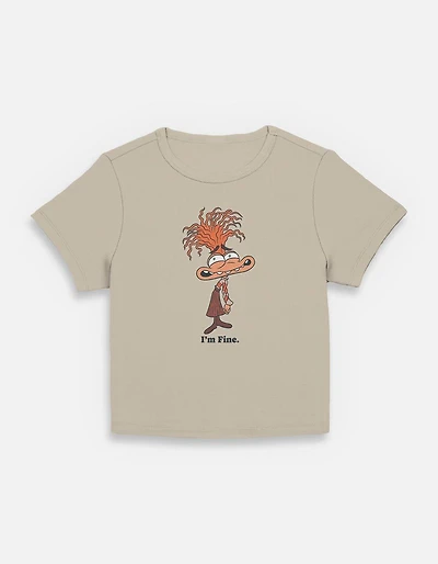 Disney Pixar Inside Out 2 Anxiety I'm Fine Womens Baby T-Shirt
