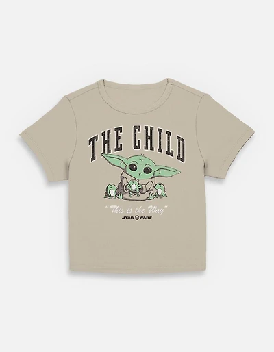 Star Wars The Mandalorian Collegiate Child Womens Baby T-Shirt