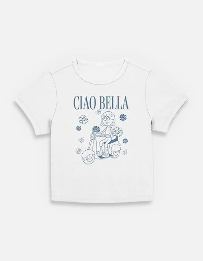 Disney Lizzie McGuire Ciao Womens Baby T-Shirt
