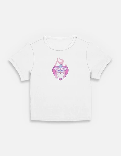 Furby Fire Heart Womens Baby T-Shirt