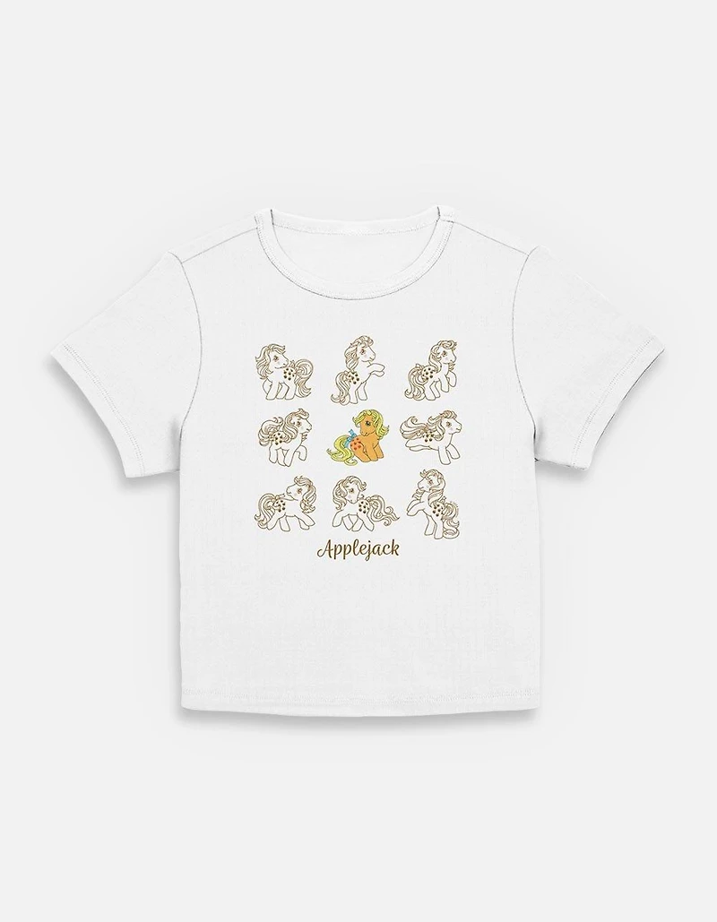 My Little Pony Applejack Outline Character Womens Baby T-Shirt