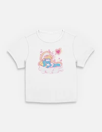 The Smurfs Airbrush Hearts Womens Baby T-Shirt