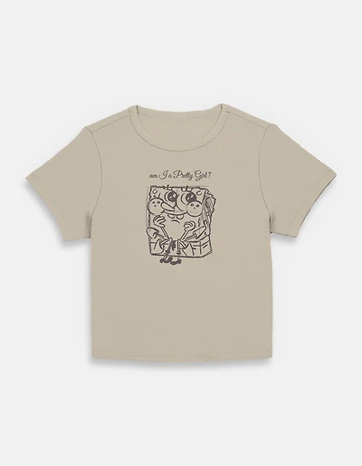 Spongebob Squarepants Pretty Girl Womens Baby T-Shirt
