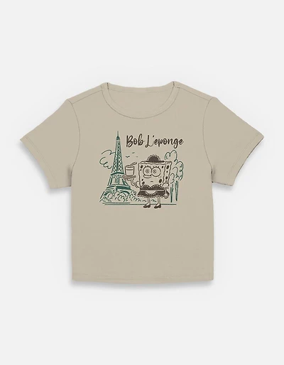 Spongebob Squarepants Le Sponge Womens Baby T-Shirt