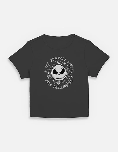 Disney The Nightmare Before Christmas Jack Floral Face Womens Baby T-Shirt
