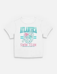 Disney The Little Mermaid Ariel Swim Team Womens Baby T-Shirt